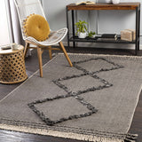 Mossman Brown Diamond High-Low Rug - Clearance - Ornate Home