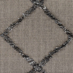 Mossman Brown Diamond High-Low Rug - Clearance - Ornate Home