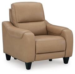 Mosswell Toffee Power Recliner - Ornate Home