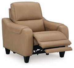 Mosswell Toffee Power Recliner - Ornate Home