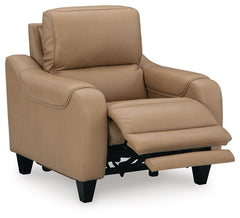 Mosswell Toffee Power Recliner - Ornate Home
