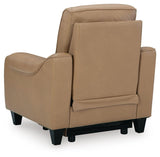 Mosswell Toffee Power Recliner - Ornate Home