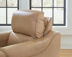 Mosswell Toffee Power Reclining Sofa - Ornate Home