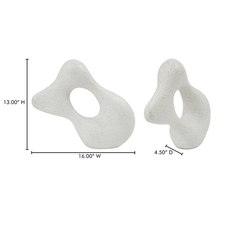 Motion Flecked Stone Ecomix Sculpture - Ornate Home