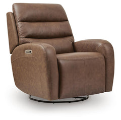 Motion-Max Saddle Swivel Glider Power Recliner - Ornate Home