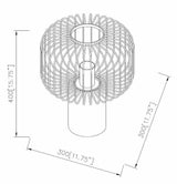 Motiong Table Lamp - Ornate Home