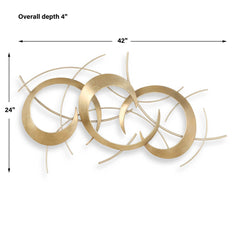 Motivate Gold Wall Art - Ornate Home