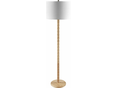 Motozintla Cream Wood Floor Lamp - Ornate Home