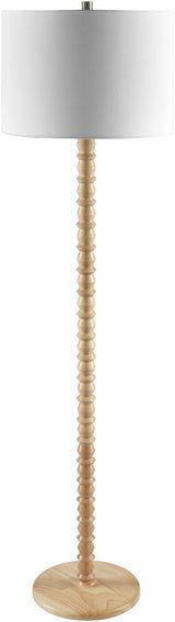 Motozintla Cream Wood Floor Lamp - Ornate Home