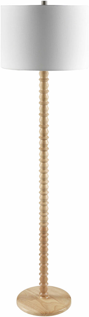 Motozintla Cream Wood Floor Lamp - Ornate Home