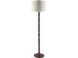 Motozintla Dark Brown Wood Floor Lamp - Ornate Home