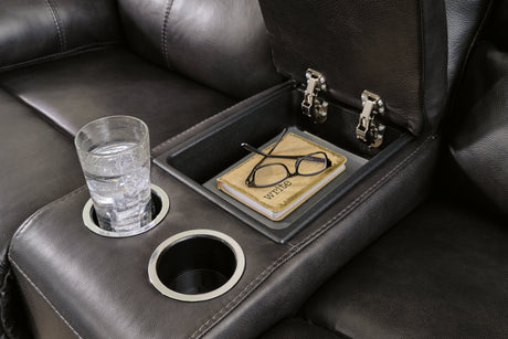 Mountainous Eclipse Power Reclining Loveseat - Ornate Home