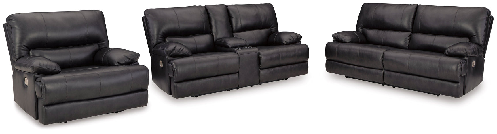 Mountainous Power Reclining Sofa, Loveseat and Recliner - Ornate Home