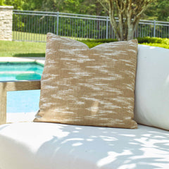 Mountains Sand Outdoor Toned Pillow - Ornate Home
