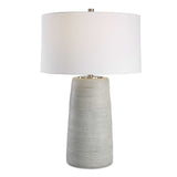 Mountainscape Brown/Gray/White Ceramic Table Lamp - Ornate Home