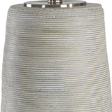 Mountainscape Brown/Gray/White Ceramic Table Lamp - Ornate Home