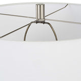 Mountainscape Brown/Gray/White Ceramic Table Lamp - Ornate Home