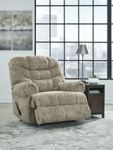 Movie Man Taupe Recliner - Ornate Home