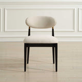 Moxie Black Armless Dining Chair (Set of 2) - Ornate Home