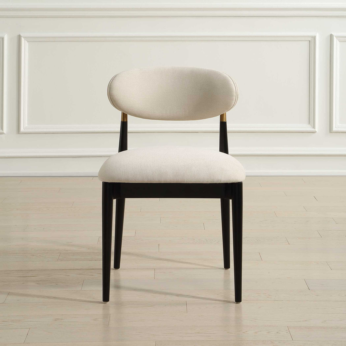 Moxie Black Armless Dining Chair (Set of 2) - Ornate Home