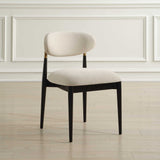 Moxie Black Armless Dining Chair (Set of 2) - Ornate Home