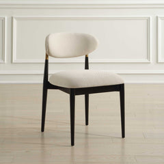 Moxie Black Armless Dining Chair (Set of 2) - Ornate Home