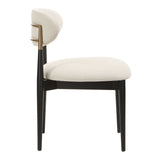 Moxie Black Armless Dining Chair (Set of 2) - Ornate Home