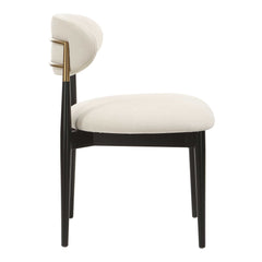 Moxie Black Armless Dining Chair (Set of 2) - Ornate Home