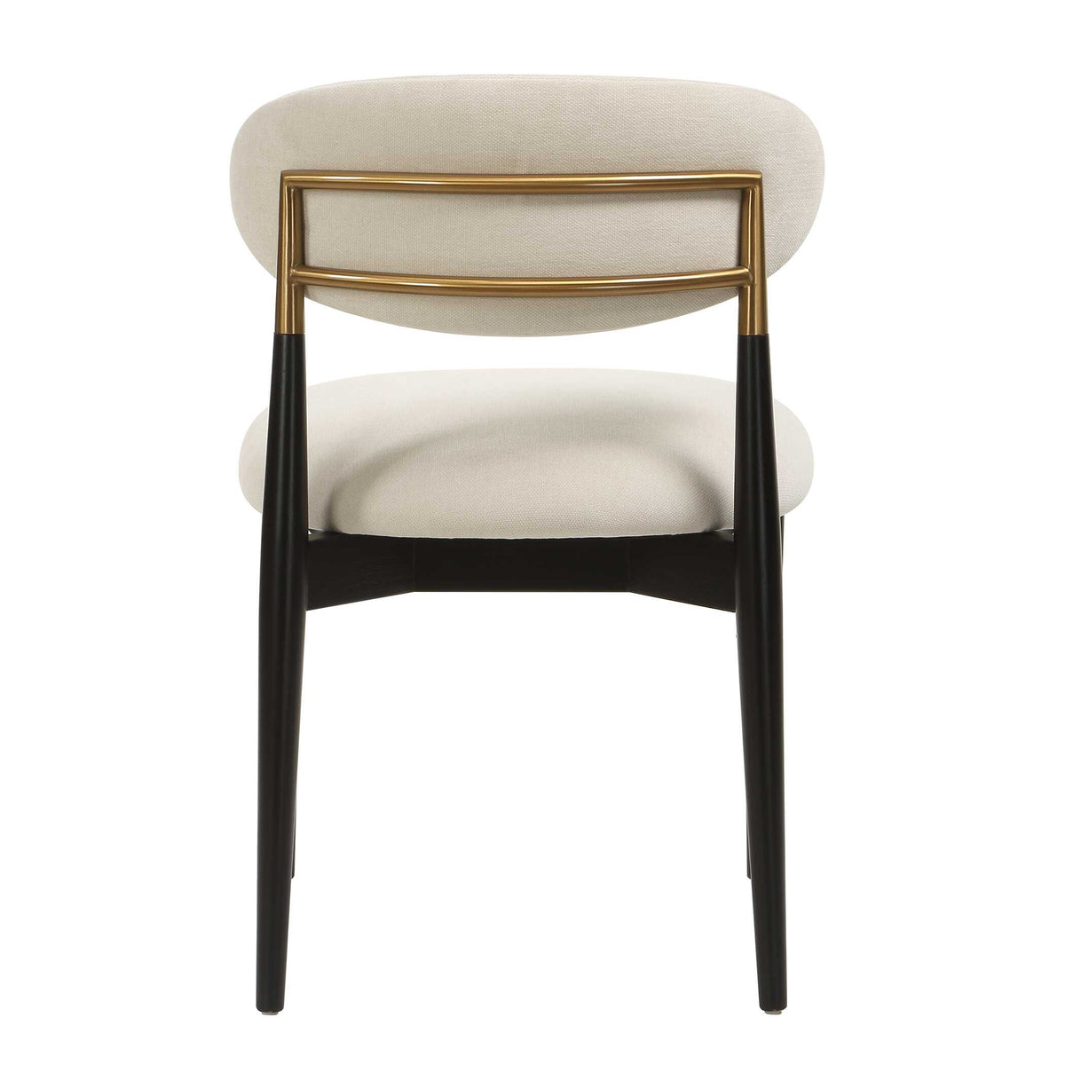 Moxie Black Armless Dining Chair (Set of 2) - Ornate Home