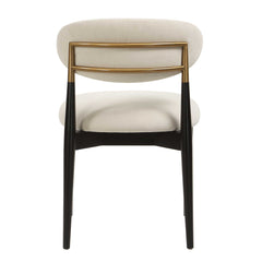 Moxie Black Armless Dining Chair (Set of 2) - Ornate Home
