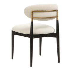 Moxie Black Armless Dining Chair (Set of 2) - Ornate Home