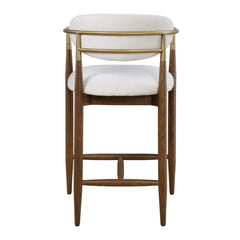 Moxie Walnut Counter Stool - Ornate Home