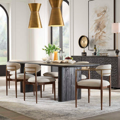 Moxie Walnut Dining Arm Chair - Ornate Home
