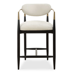 Moxie White Counter Stool - Ornate Home