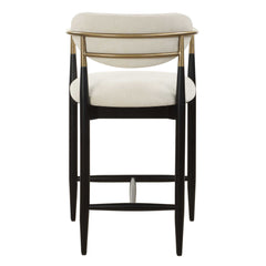 Moxie White Counter Stool - Ornate Home