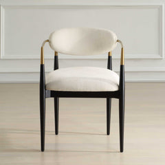 Moxie White Dining Arm Chair - Ornate Home