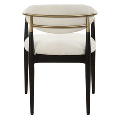 Moxie White Dining Arm Chair - Ornate Home