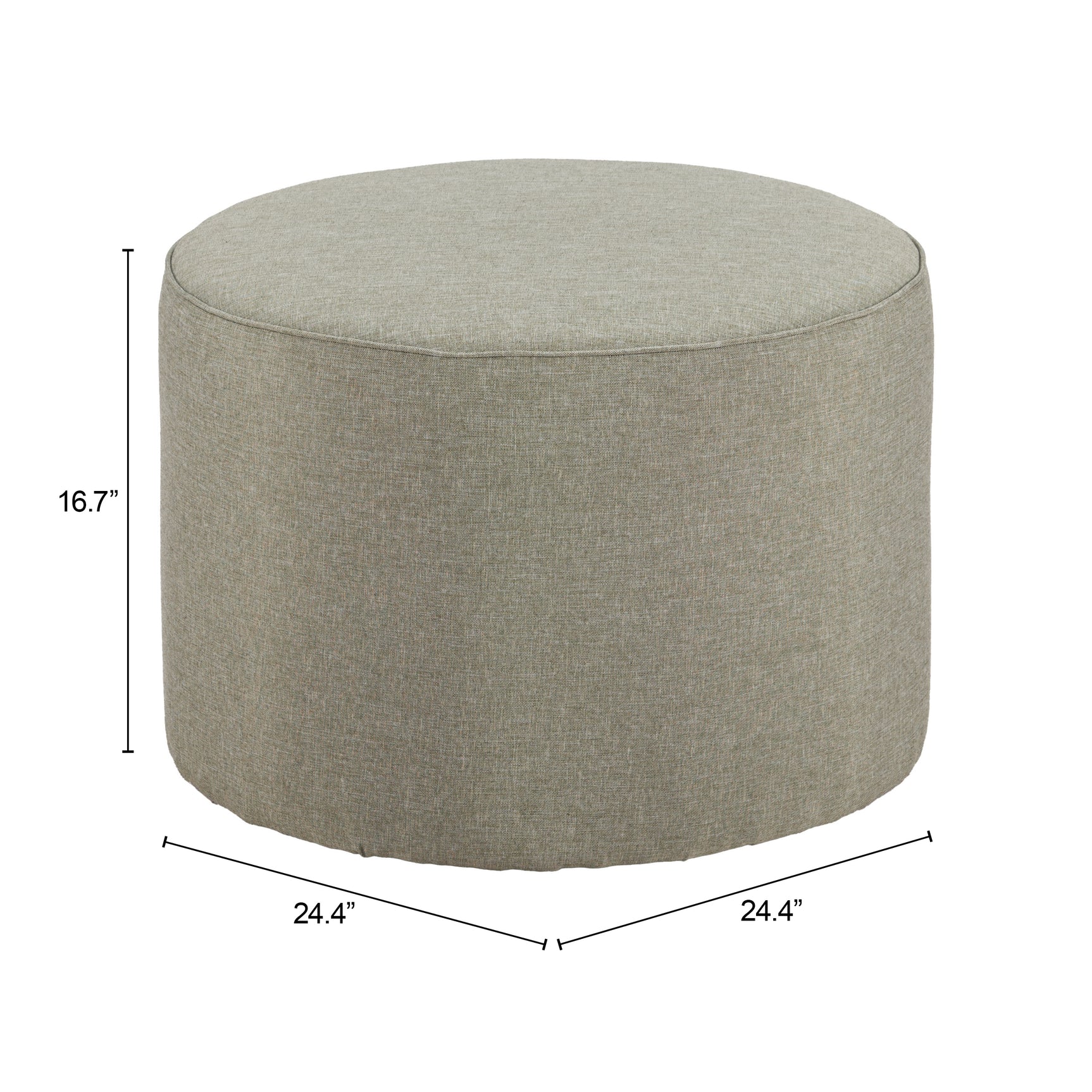 Moxy Green Ottoman - Ornate Home