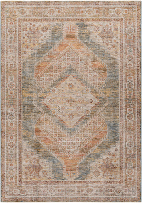 Moya Cream Rich Textured Traditional Rug - Ornate Home