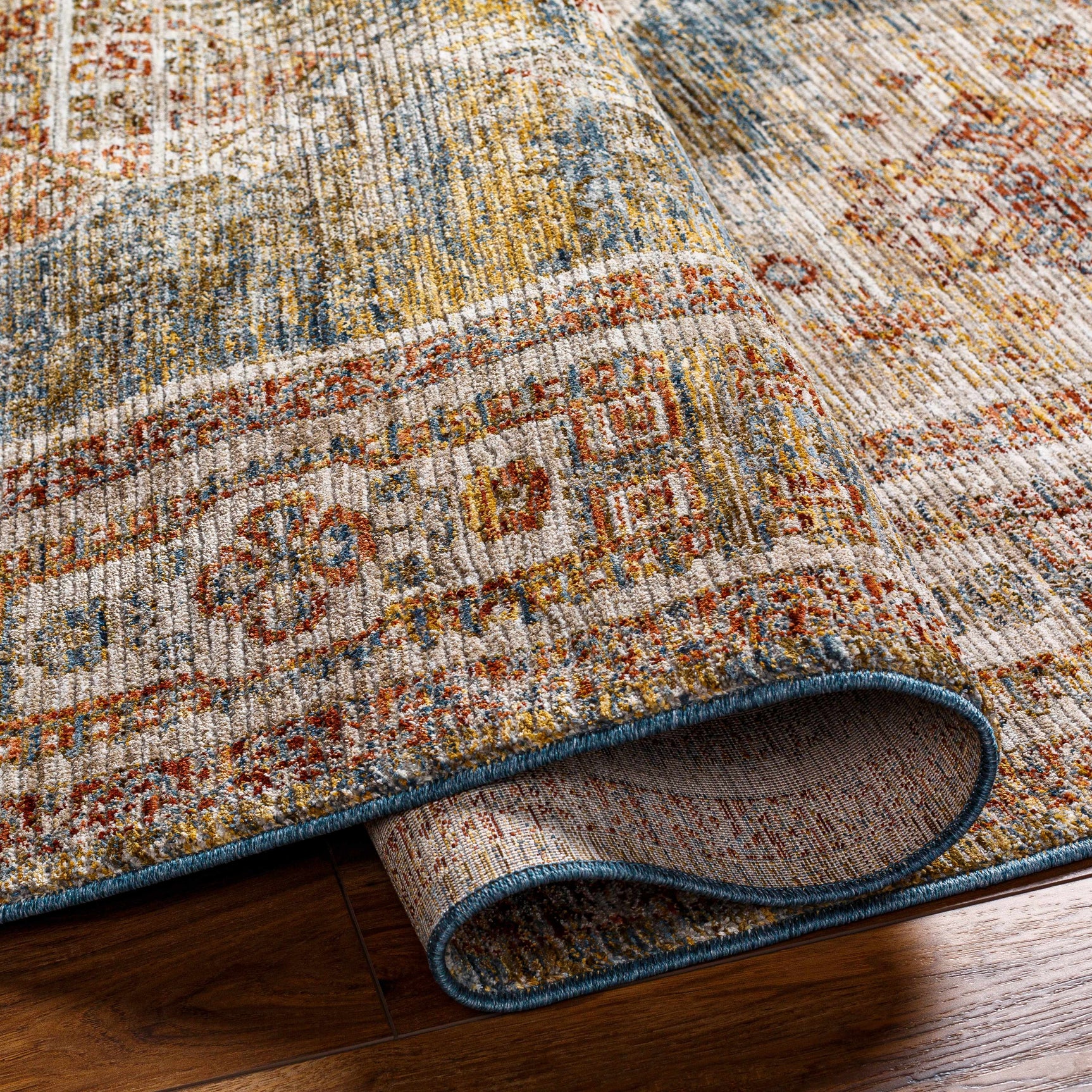 Moya Cream Rich Textured Traditional Rug - Ornate Home