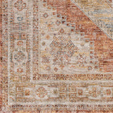 Moya Rust Rich Textured Traditional Rug - Ornate Home