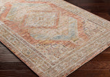 Moya Rust Rich Textured Traditional Rug - Ornate Home
