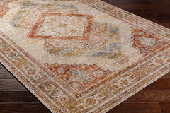 Moya Tan Rich Textured Traditional Rug - Ornate Home