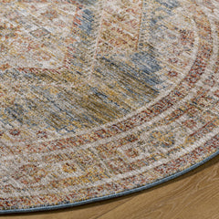 Moya Tan Rich Textured Traditional Rug - Ornate Home