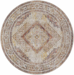 Moya Tan Rich Textured Traditional Rug - Ornate Home