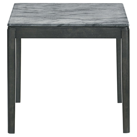 Mozzi Grey Faux Marble 2-piece Coffee and End Table Set - Ornate Home