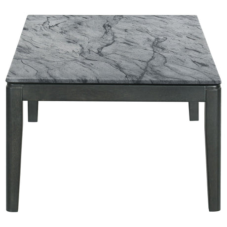Mozzi Grey Faux Marble 2-piece Coffee and End Table Set - Ornate Home
