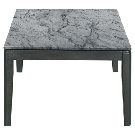 Mozzi Grey Faux Marble 3-piece Coffee and End Table Set - Ornate Home