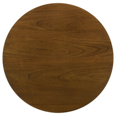 Mueller Brown And Beige 5-Piece 48-inch Round Dining Set - Ornate Home