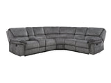 Muirfield Gray 3-Piece Reclining Sectional - Ornate Home